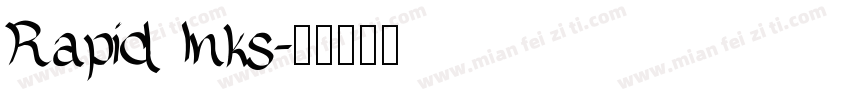 Rapid Inks字体转换
